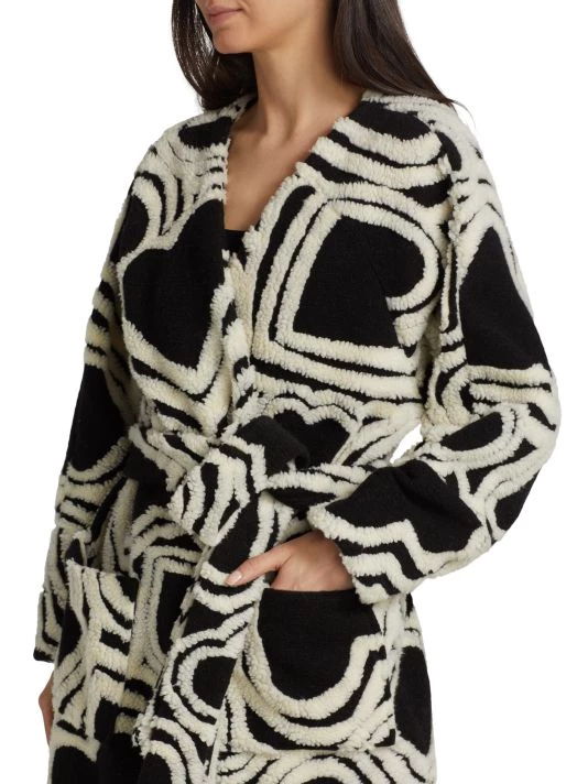 Farm Rio Wild Hearts Fleece Coat 8 Farm Rio Wild Hearts Fleece Coat - Image 6