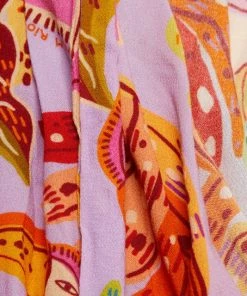 Farm Rio Mixed Beaks & Bananas Maxi Wrap Dress -Farm Rio And Pom Pom at Home Sales unnamed file 208