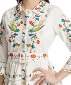 Farm Rio Pitanga Embroidered Belted Minidress -Farm Rio And Pom Pom at Home Sales unnamed file 214