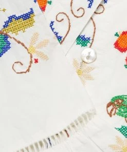 Farm Rio Pitanga Embroidered Belted Minidress -Farm Rio And Pom Pom at Home Sales unnamed file 215