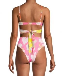 Farm Rio Neon Garden Crossover Bikini Top -Farm Rio And Pom Pom at Home Sales unnamed file 220