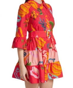 Farm Rio Mixed Fruits Ocean Mini Dress -Farm Rio And Pom Pom at Home Sales unnamed file 227