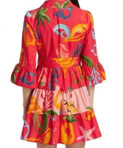 Farm Rio Mixed Fruits Ocean Mini Dress -Farm Rio And Pom Pom at Home Sales unnamed file 228