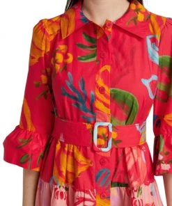 Farm Rio Mixed Fruits Ocean Mini Dress -Farm Rio And Pom Pom at Home Sales unnamed file 229