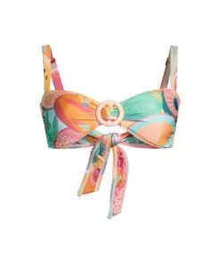 Farm Rio Summery Salad O-Ring Bikini Top