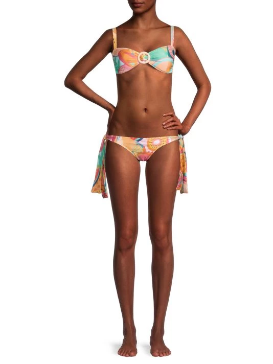 Farm Rio Summery Salad O-Ring Bikini Top 4 Farm Rio Summery Salad O-Ring Bikini Top - Image 2