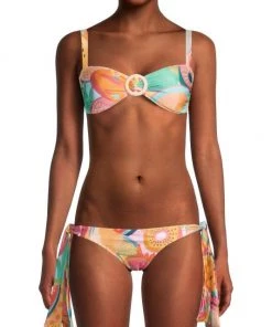 Farm Rio Summery Salad O-Ring Bikini Top 10 Farm Rio Summery Salad O-Ring Bikini Top -Farm Rio And Pom Pom at Home Sales unnamed file 240
