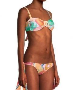 Farm Rio Summery Salad O-Ring Bikini Top 11 Farm Rio Summery Salad O-Ring Bikini Top -Farm Rio And Pom Pom at Home Sales unnamed file 241