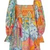 Farm Rio Summer Tapestry Smocked Minidress -Farm Rio And Pom Pom at Home Sales unnamed file 250
