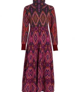 Farm Rio Tapestry Scarf Sweater Dress