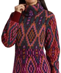 Farm Rio Tapestry Scarf Sweater Dress -Farm Rio And Pom Pom at Home Sales unnamed file 262