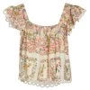 Farm Rio Delicate Forest Scarves Squareneck Embroidered Blouse -Farm Rio And Pom Pom at Home Sales unnamed file 271