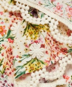 Farm Rio Delicate Forest Scarves Squareneck Embroidered Blouse 15 Farm Rio Delicate Forest Scarves Squareneck Embroidered Blouse -Farm Rio And Pom Pom at Home Sales unnamed file 277