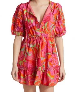 Farm Rio Fruit Brush Minidress -Farm Rio And Pom Pom at Home Sales unnamed file 280