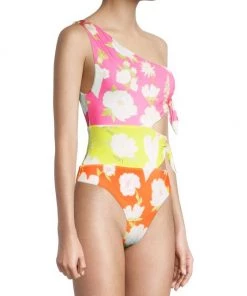 Farm Rio Neon Garden Cut-Out One-Piece Swimsuit -Farm Rio And Pom Pom at Home Sales unnamed file 302