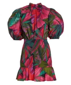 Farm Rio Midnight Leaves Minidress