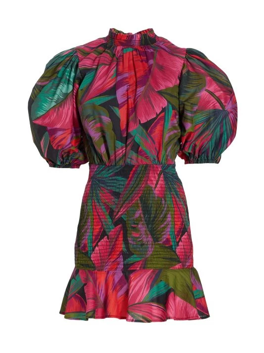 Farm Rio Midnight Leaves Minidress 3 Farm Rio Midnight Leaves Minidress