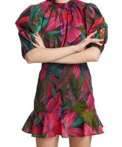 Farm Rio Midnight Leaves Minidress 11 Farm Rio Midnight Leaves Minidress -Farm Rio And Pom Pom at Home Sales unnamed file 307