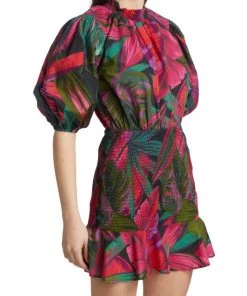 Farm Rio Midnight Leaves Minidress 12 Farm Rio Midnight Leaves Minidress -Farm Rio And Pom Pom at Home Sales unnamed file 308