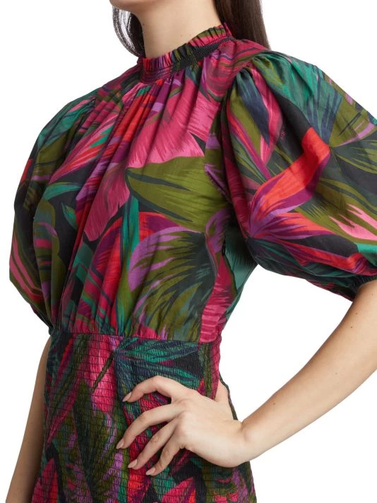 Farm Rio Midnight Leaves Minidress 8 Farm Rio Midnight Leaves Minidress - Image 6