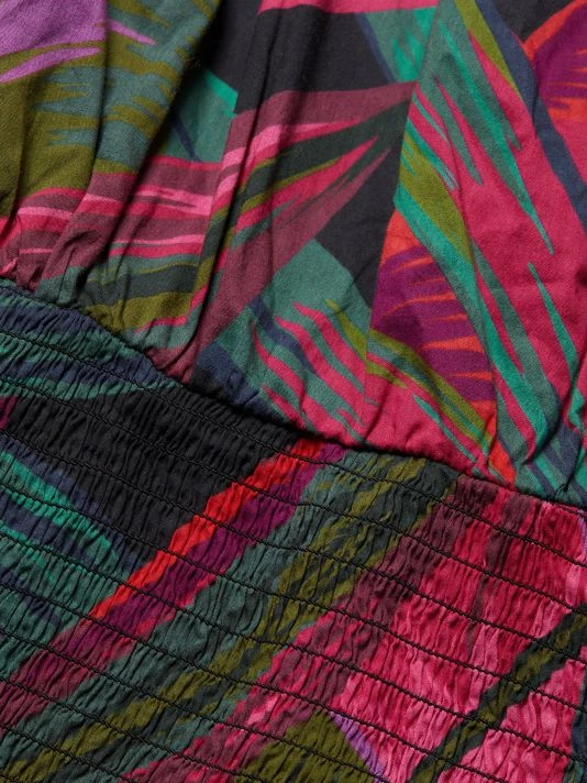 Farm Rio Midnight Leaves Minidress 9 Farm Rio Midnight Leaves Minidress - Image 7