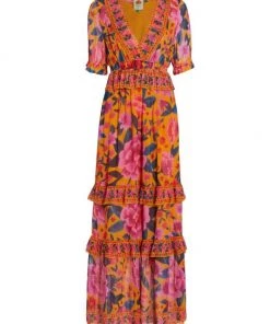 Farm Rio Floral Dream Maxi Dress