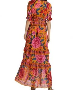 Farm Rio Floral Dream Maxi Dress 13 Farm Rio Floral Dream Maxi Dress -Farm Rio And Pom Pom at Home Sales unnamed file 316
