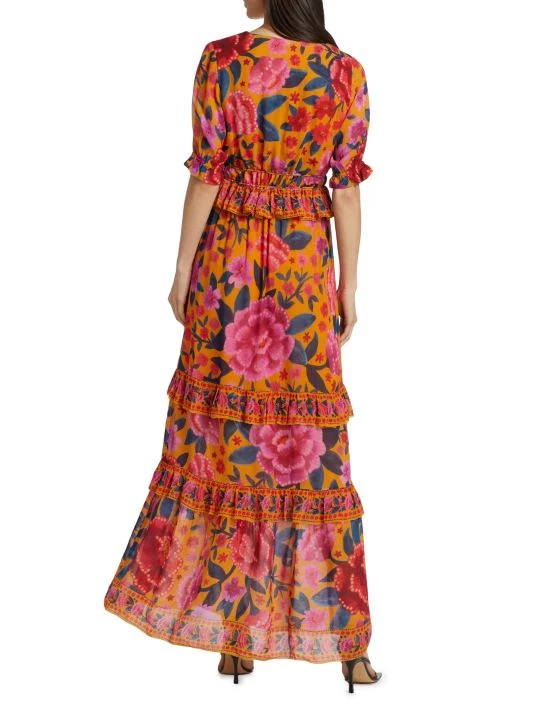 Farm Rio Floral Dream Maxi Dress 7 Farm Rio Floral Dream Maxi Dress - Image 5