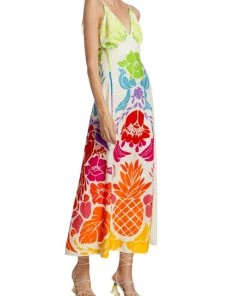 Farm Rio Tropical Graphic Maxi Dress -Farm Rio And Pom Pom at Home Sales unnamed file 354