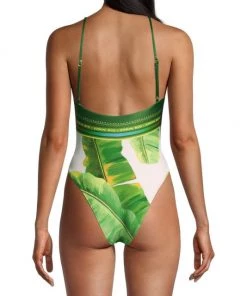 Farm Rio Fresh Forest One-Piece Swimsuit -Farm Rio And Pom Pom at Home Sales unnamed file 39