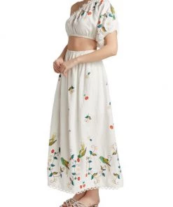 Farm Rio Pitanga One-Shoulder Cut-Out Maxi Dress 12 Farm Rio Pitanga One-Shoulder Cut-Out Maxi Dress -Farm Rio And Pom Pom at Home Sales unnamed file 394