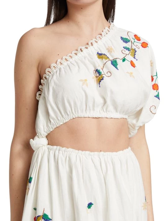 Farm Rio Pitanga One-Shoulder Cut-Out Maxi Dress 8 Farm Rio Pitanga One-Shoulder Cut-Out Maxi Dress - Image 6