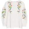 Farm Rio Pitanga Embroidered Billowy-Sleeve Blouse 1 Farm Rio Pitanga Embroidered Billowy-Sleeve Blouse -Farm Rio And Pom Pom at Home Sales unnamed file 412