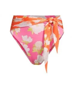 Farm Rio Neon Garden High-Waisted Bikini Bottom