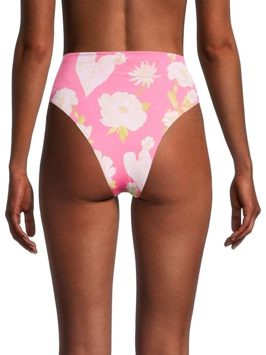 Farm Rio Neon Garden High-Waisted Bikini Bottom 7 Farm Rio Neon Garden High-Waisted Bikini Bottom - Image 5