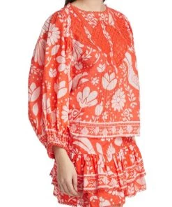 Farm Rio Neon Jungle Blouse -Farm Rio And Pom Pom at Home Sales unnamed file 454