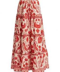 Farm Rio Jungle Flow Maxi Skirt