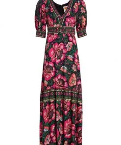 Farm Rio Flowers Garden Maxi Dress
