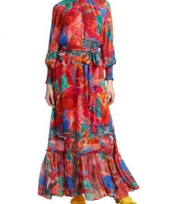 Farm Rio Animal Collage Maxi Dress 11 Farm Rio Animal Collage Maxi Dress -Farm Rio And Pom Pom at Home Sales unnamed file 481