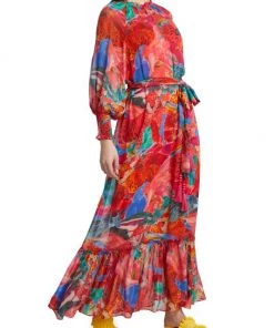 Farm Rio Animal Collage Maxi Dress 12 Farm Rio Animal Collage Maxi Dress -Farm Rio And Pom Pom at Home Sales unnamed file 482