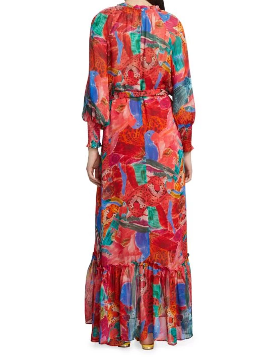 Farm Rio Animal Collage Maxi Dress 7 Farm Rio Animal Collage Maxi Dress - Image 5