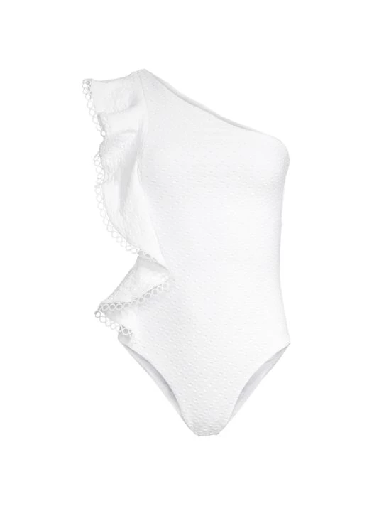 Farm Rio Lace Ruffles One-Piece Swimsuit 3 Farm Rio Lace Ruffles One-Piece Swimsuit