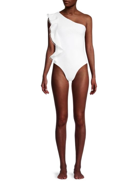 Farm Rio Lace Ruffles One-Piece Swimsuit 4 Farm Rio Lace Ruffles One-Piece Swimsuit - Image 2