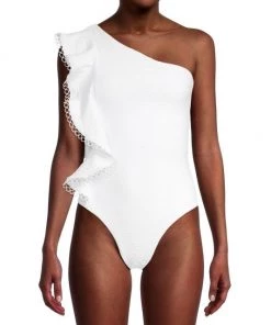 Farm Rio Lace Ruffles One-Piece Swimsuit 10 Farm Rio Lace Ruffles One-Piece Swimsuit -Farm Rio And Pom Pom at Home Sales unnamed file 502