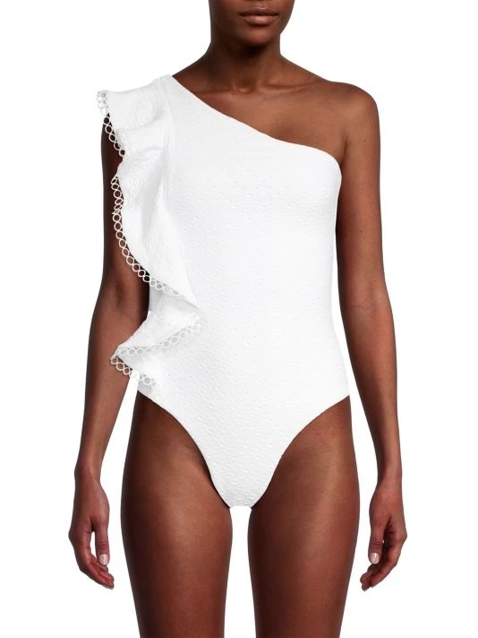 Farm Rio Lace Ruffles One-Piece Swimsuit 5 Farm Rio Lace Ruffles One-Piece Swimsuit - Image 3