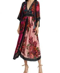 Farm Rio Flower Scarves Maxi Dress -Farm Rio And Pom Pom at Home Sales unnamed file 508