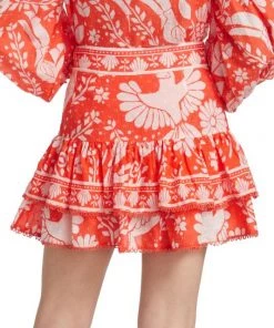 Farm Rio Neon Jungle Tiered Miniskirt 13 Farm Rio Neon Jungle Tiered Miniskirt -Farm Rio And Pom Pom at Home Sales unnamed file 517