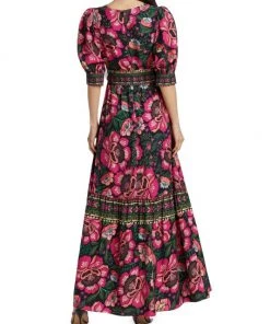 Farm Rio Flowers Garden Maxi Dress -Farm Rio And Pom Pom at Home Sales unnamed file 52