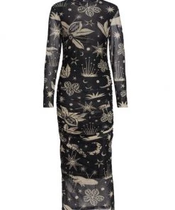 Farm Rio Cerrado Sky Mesh Tulle Dress