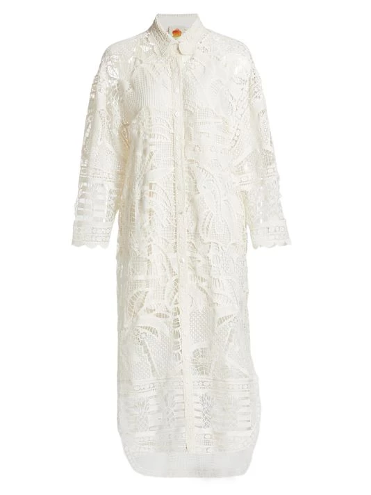 Farm Rio Guipure Lace Shirtdress 3 Farm Rio Guipure Lace Shirtdress